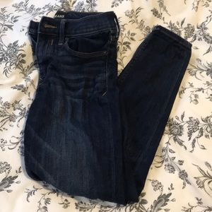 Express skinny jeans dark wash